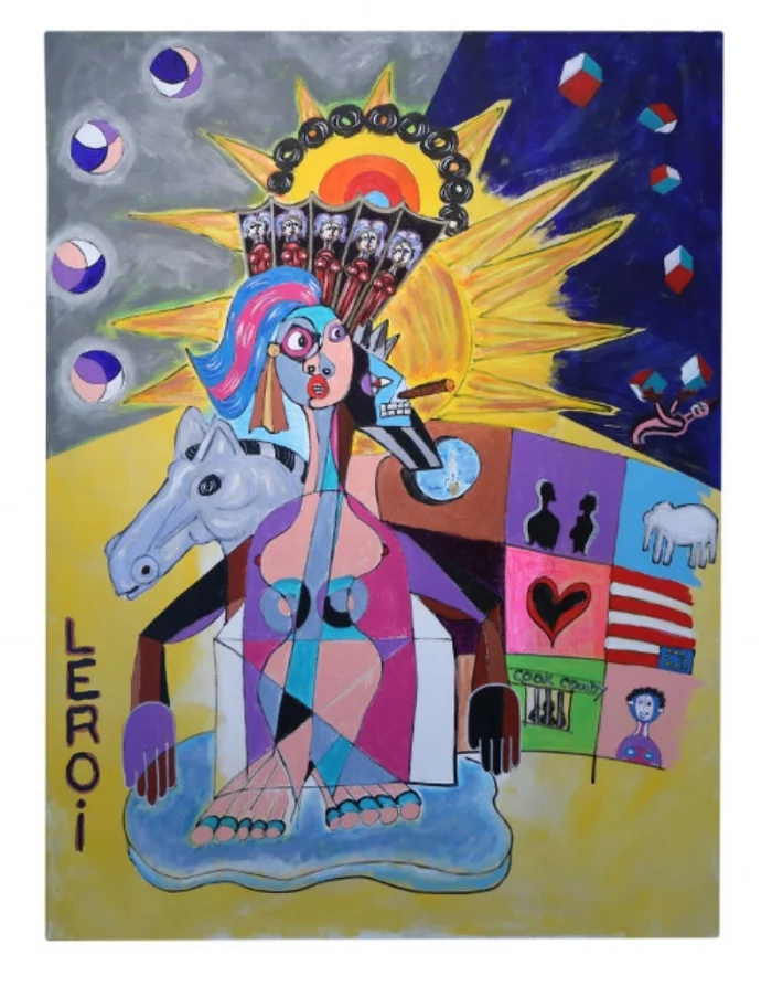  Untitled  48" X 36" Acrylic on Canvas  2012 