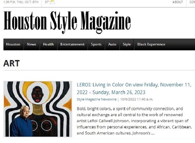  LeRoi: Living in Color Preview Houston Style Magazine 