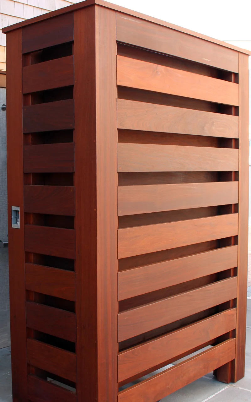 Ipe Outdoor Shower