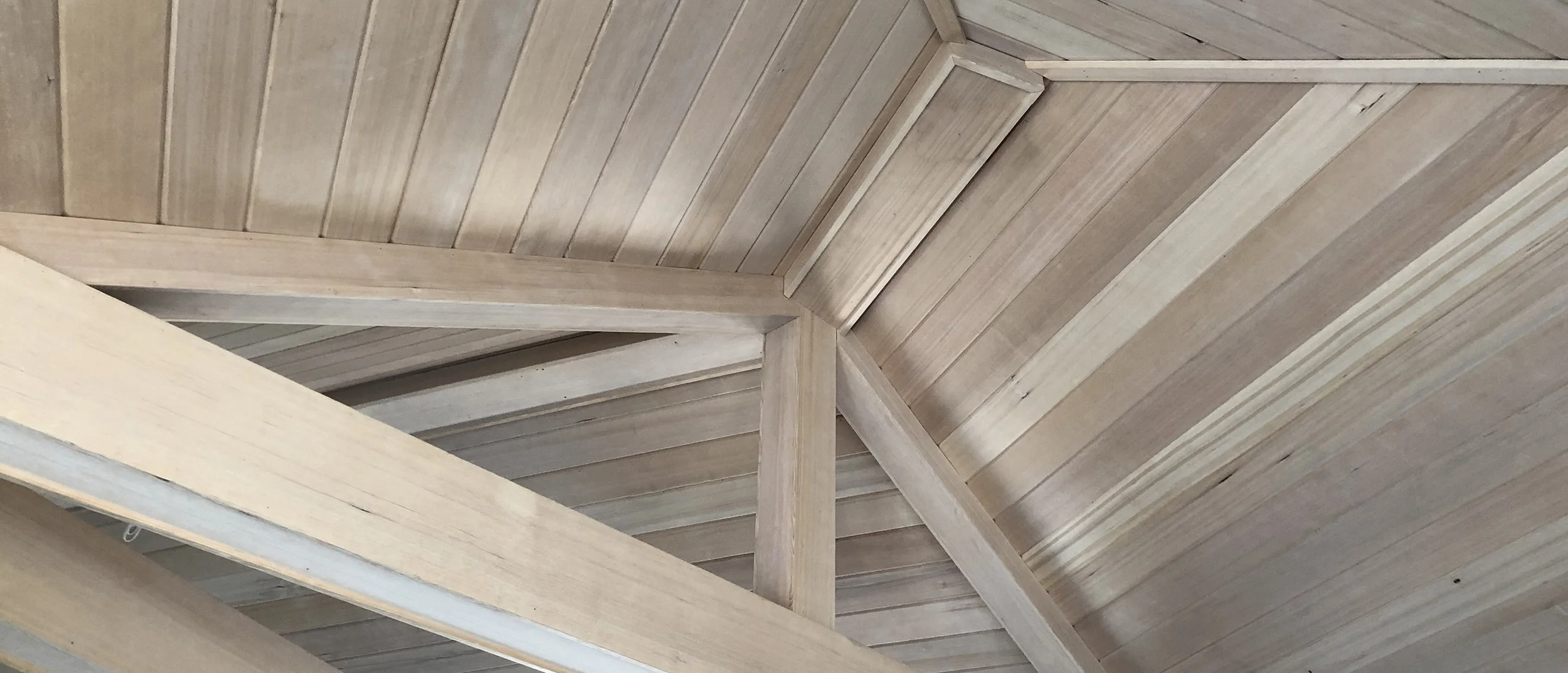 Port Orford Cedar with Hemlock Paneling