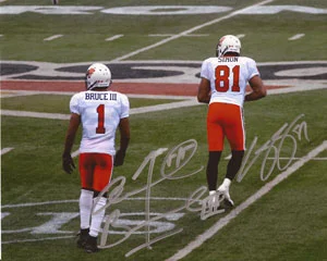 Dual signed with Arland Bruce III $50