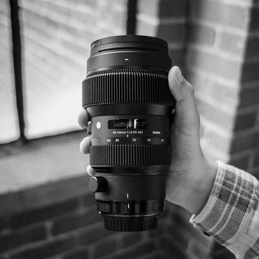 Sigma Art: Zoom Lenses Single Lens: 40/day, 160/week, 30/day in studio Two Lens Kit: 70/day, 280/week, 52/day in studio 18-35mm f1.8, 50-100mm f1.8 Both lenses have fixed focus gears. there are APSC lenses. EF mounts. product info