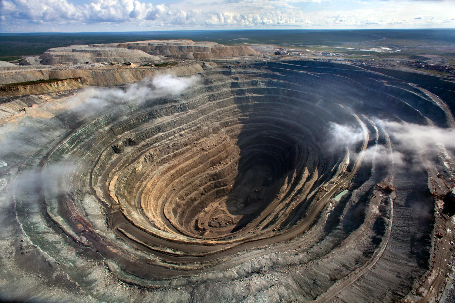 Yakutia Mitny diamond mine -Alrosa Mining company