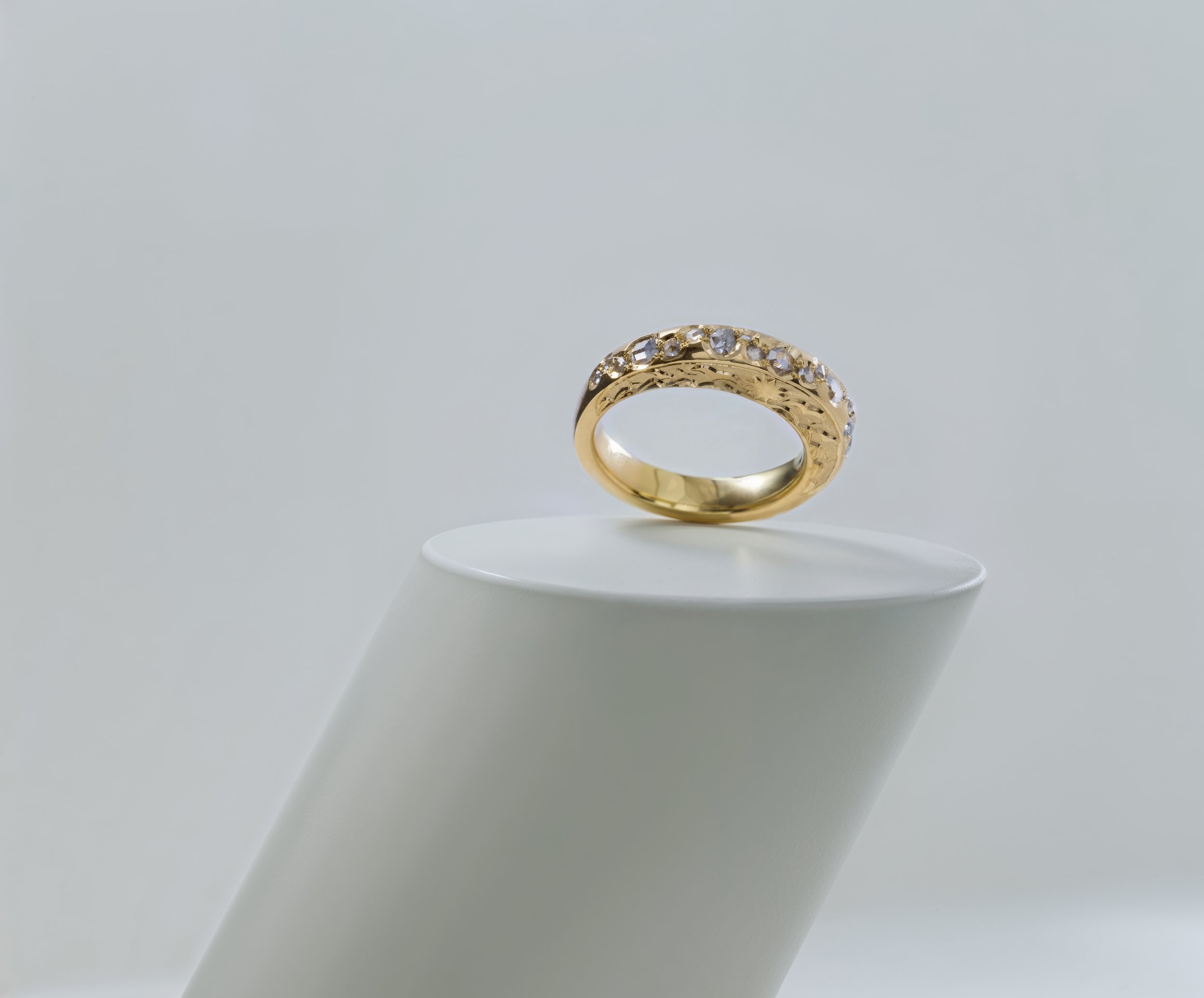 Hag Stone Ring Plump