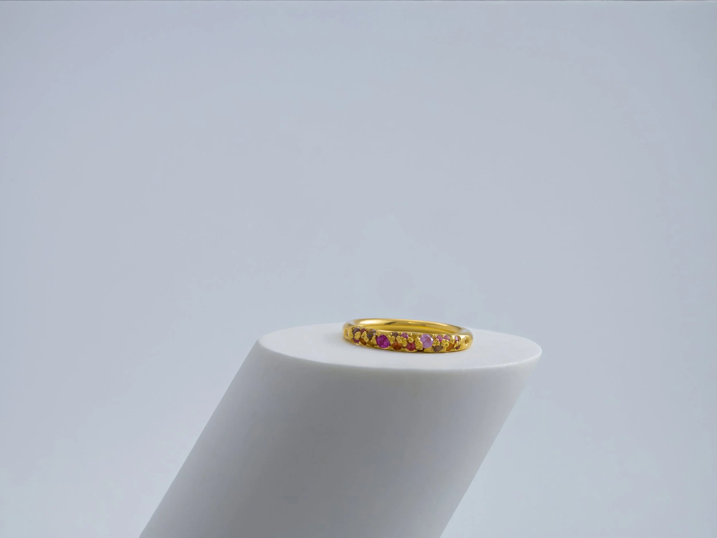 Fredag Ring Mini - Pink and Orange