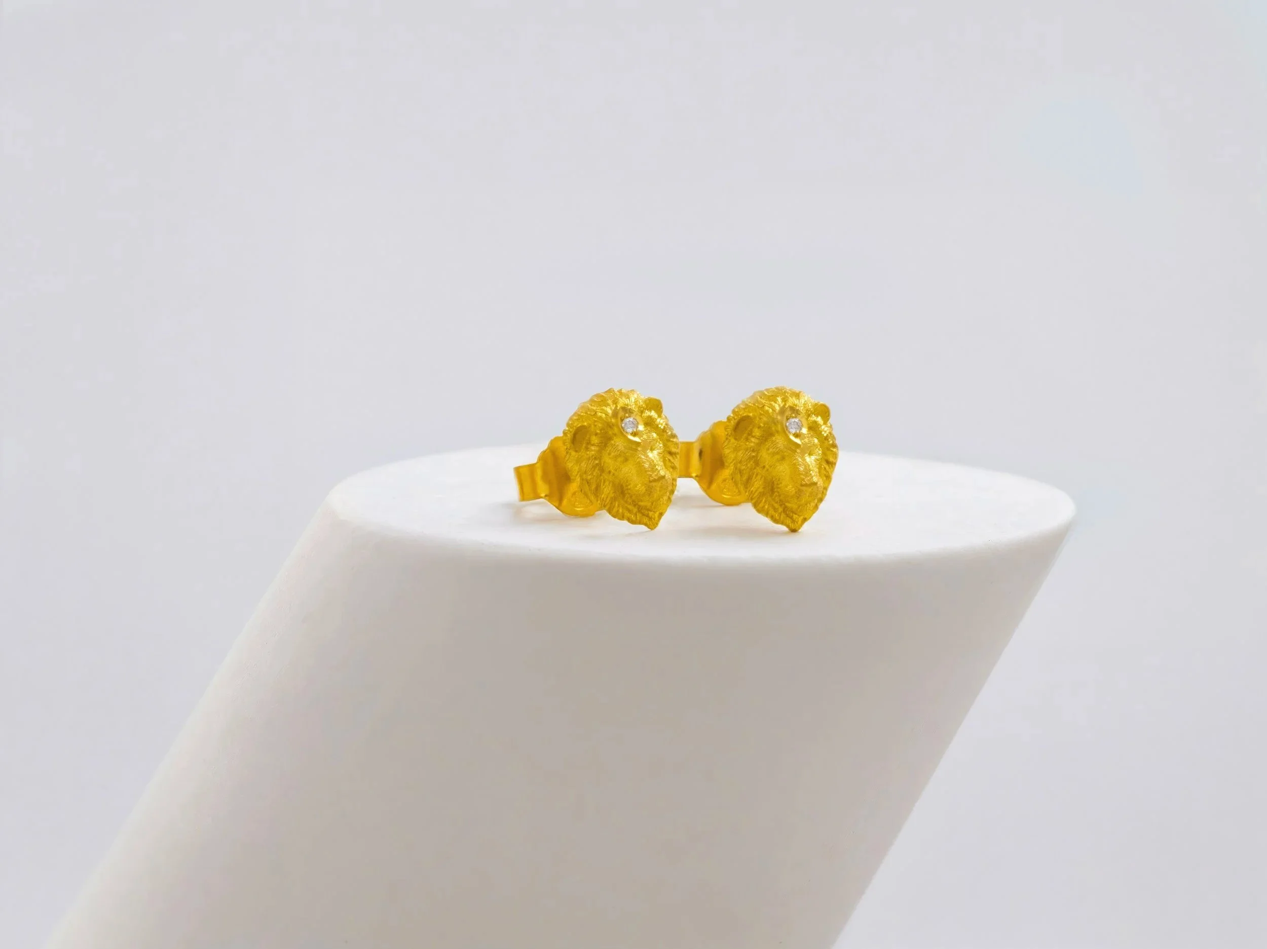 Guardian Earrings Lion