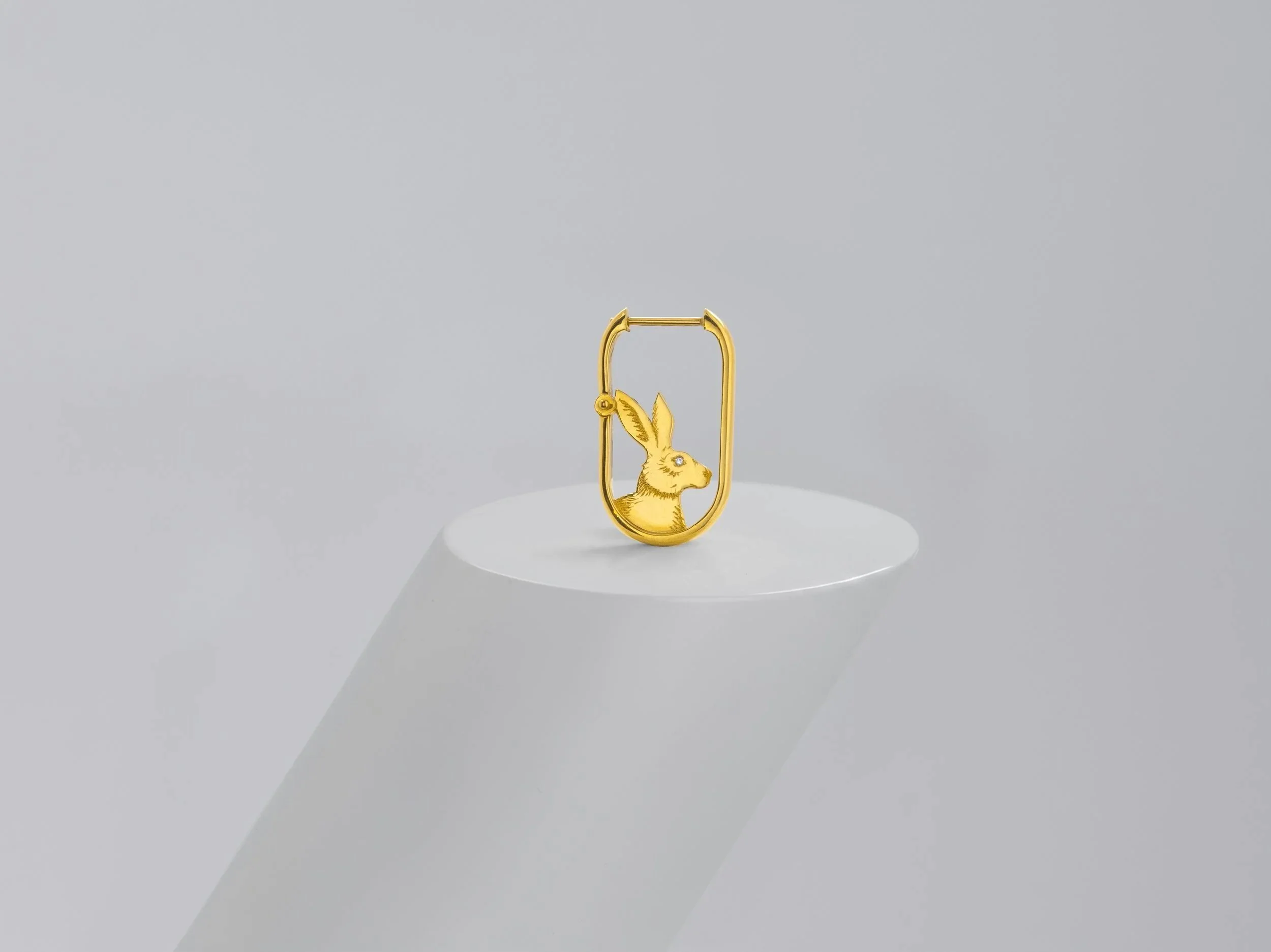 Nomad Earring - Hare Head