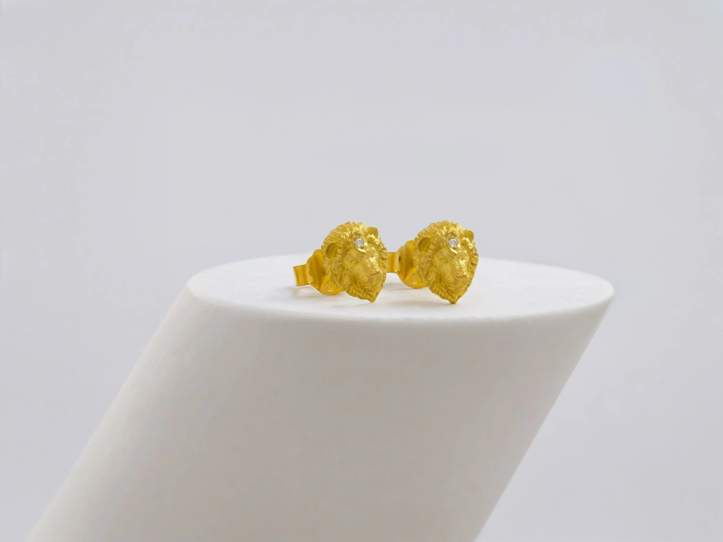 Guardian Earrings Lion