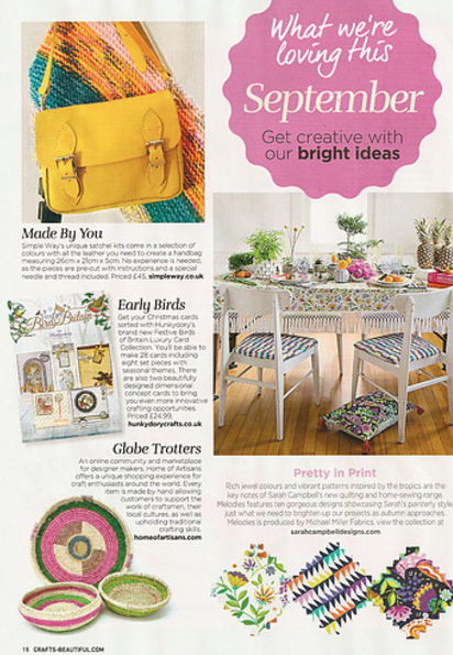 Crafts Beautiful, page 29, December 2015
