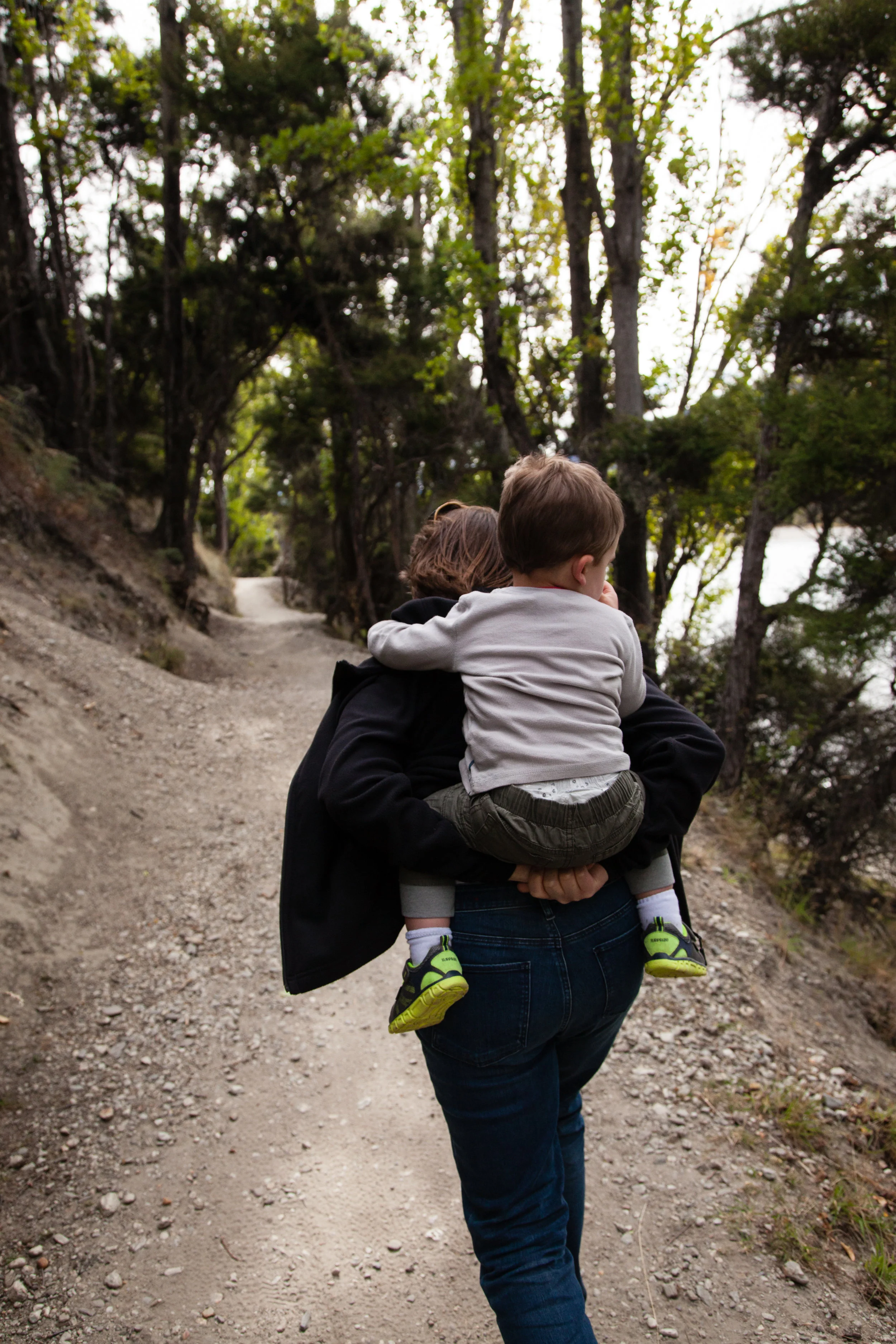 Piggy back rides from Grandma! 