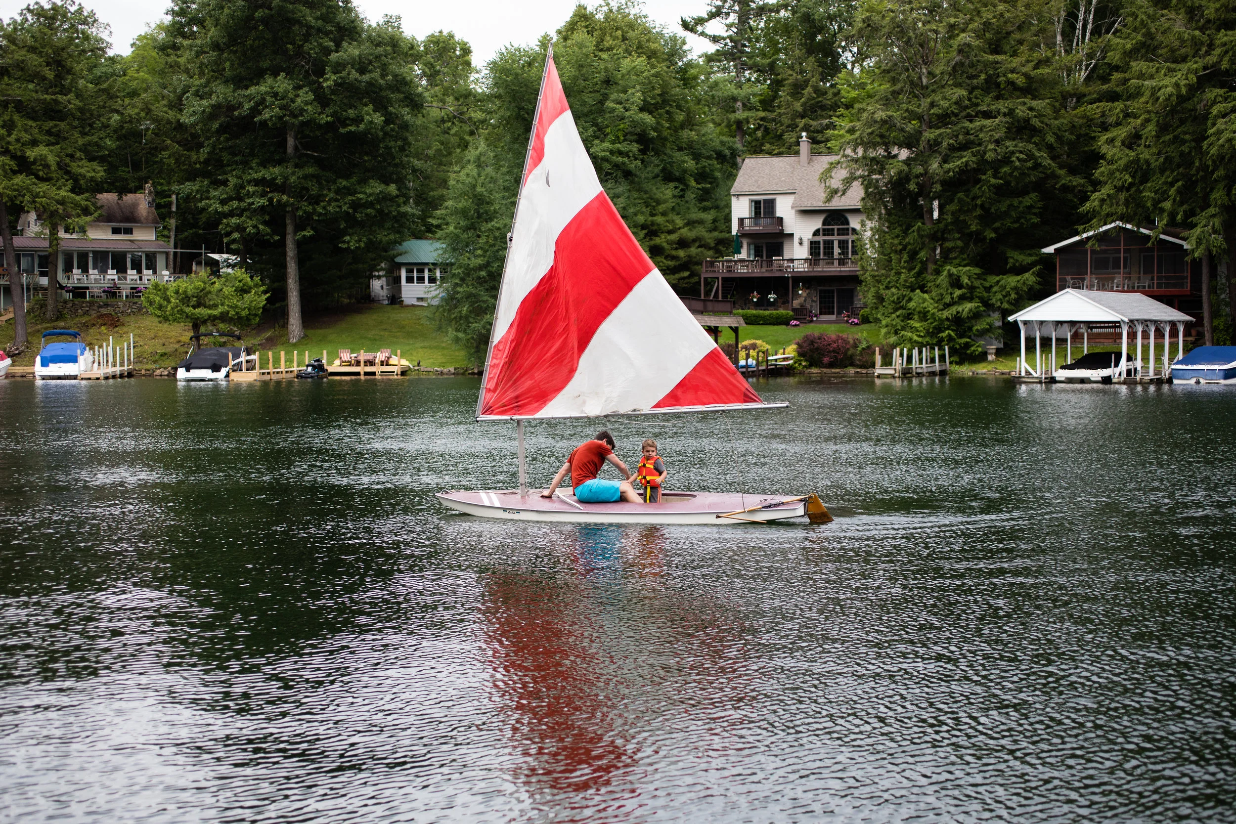 Sailing with Daddy