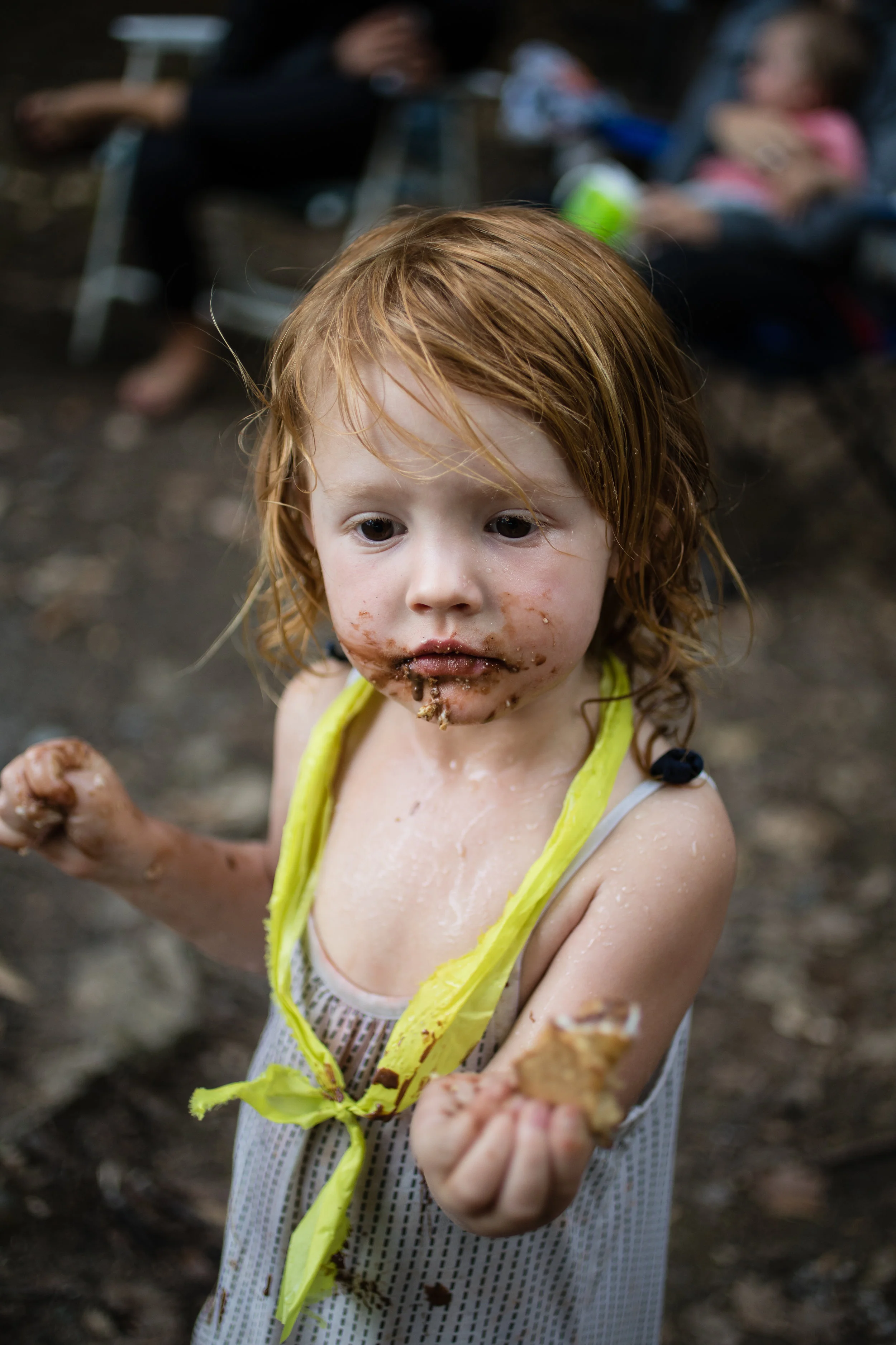 That's a serious s'amore face!