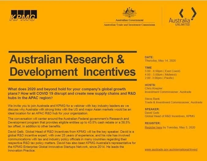 Why Australia for R&D - KPMG Experts Discuss