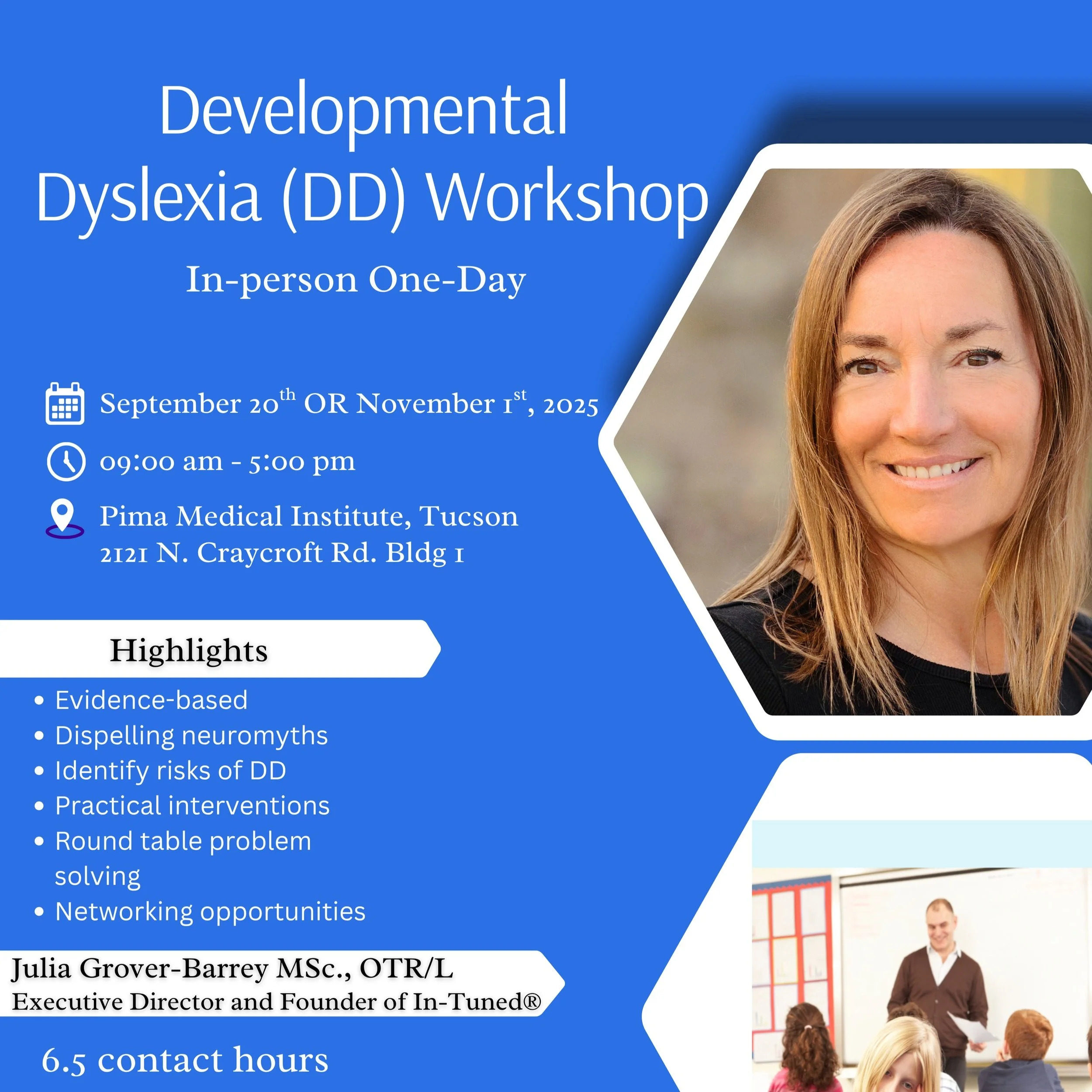 Developmental Dyslexia (DD) Workshop