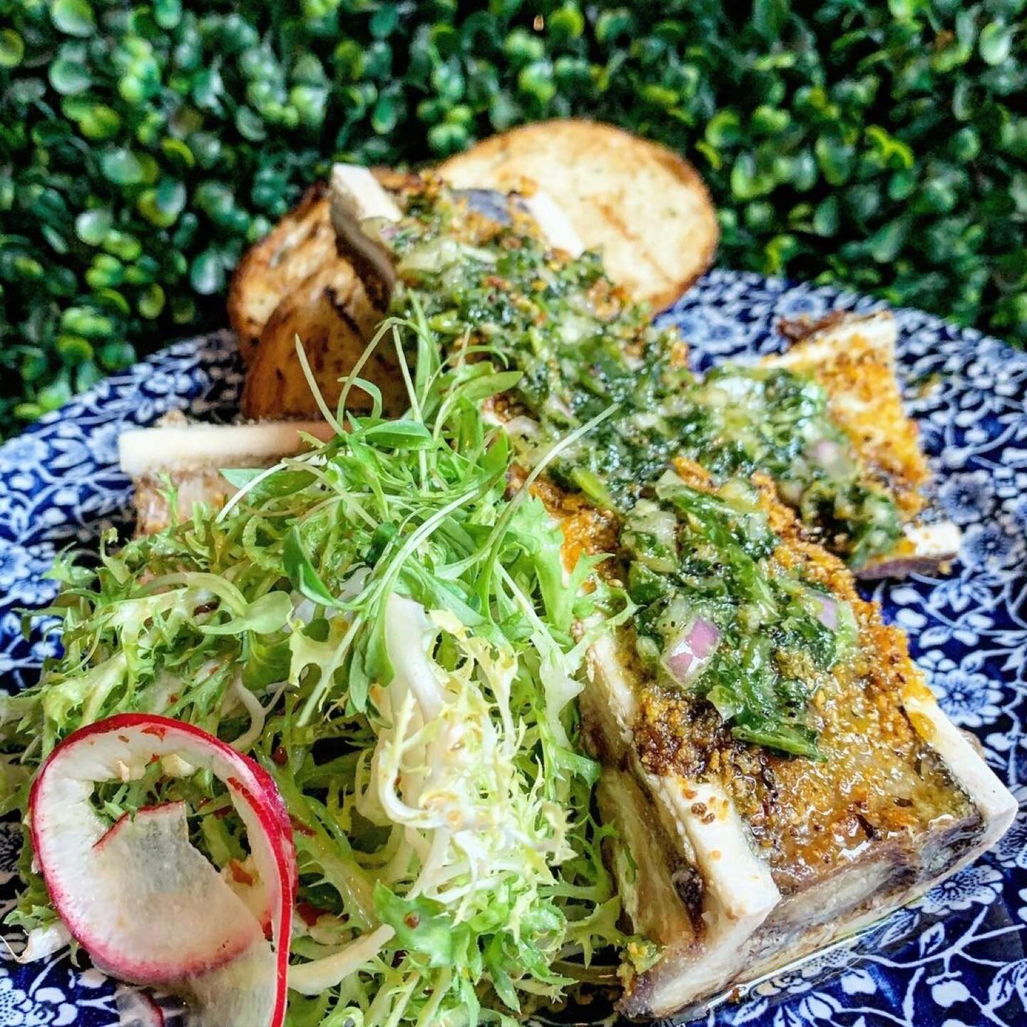 Make the most of this day by joining us! 📸: Roasted Bone Marrow &bull; Straits Chimichurri &bull; Crispy Butter Bits &bull; Frisée