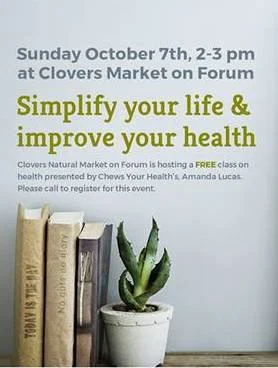 Simplify Your Life, Improve Your Health!