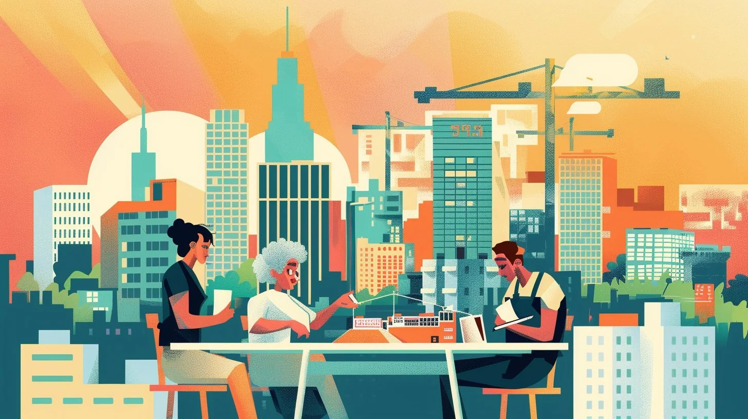 United in Struggle: Tenants in Los Angeles stand together amid the evolving cityscape, advocating for protection and stability in a rapidly changing housing market