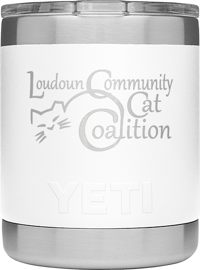 Logo Stemless Wine Glasses — Loudoun Community Cat Coalition