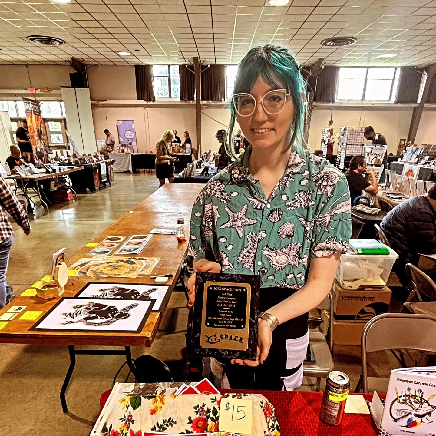 I'm honored that my little indie comic to be selected as a winner at the Small Press and Alternative Comics Expo (SPACE). A big thank you to @c3.ohio a great community built around sharing and continously encouraging each other in our love of creatin