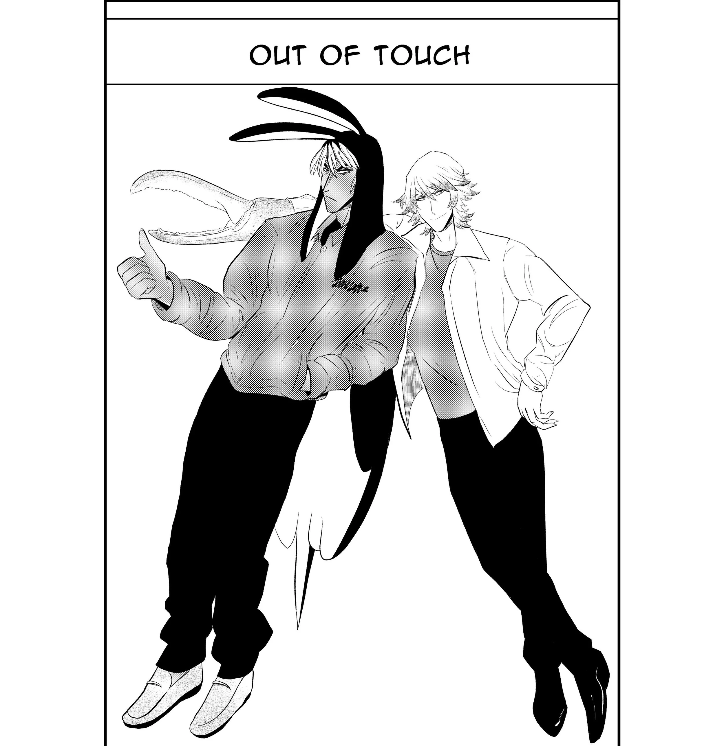 Chapter Cover and Title based off of Hall and Oates&rsquo; Single &lsquo;Out of Touch&rsquo; #manga #outoftouchthursdays #hallandoates