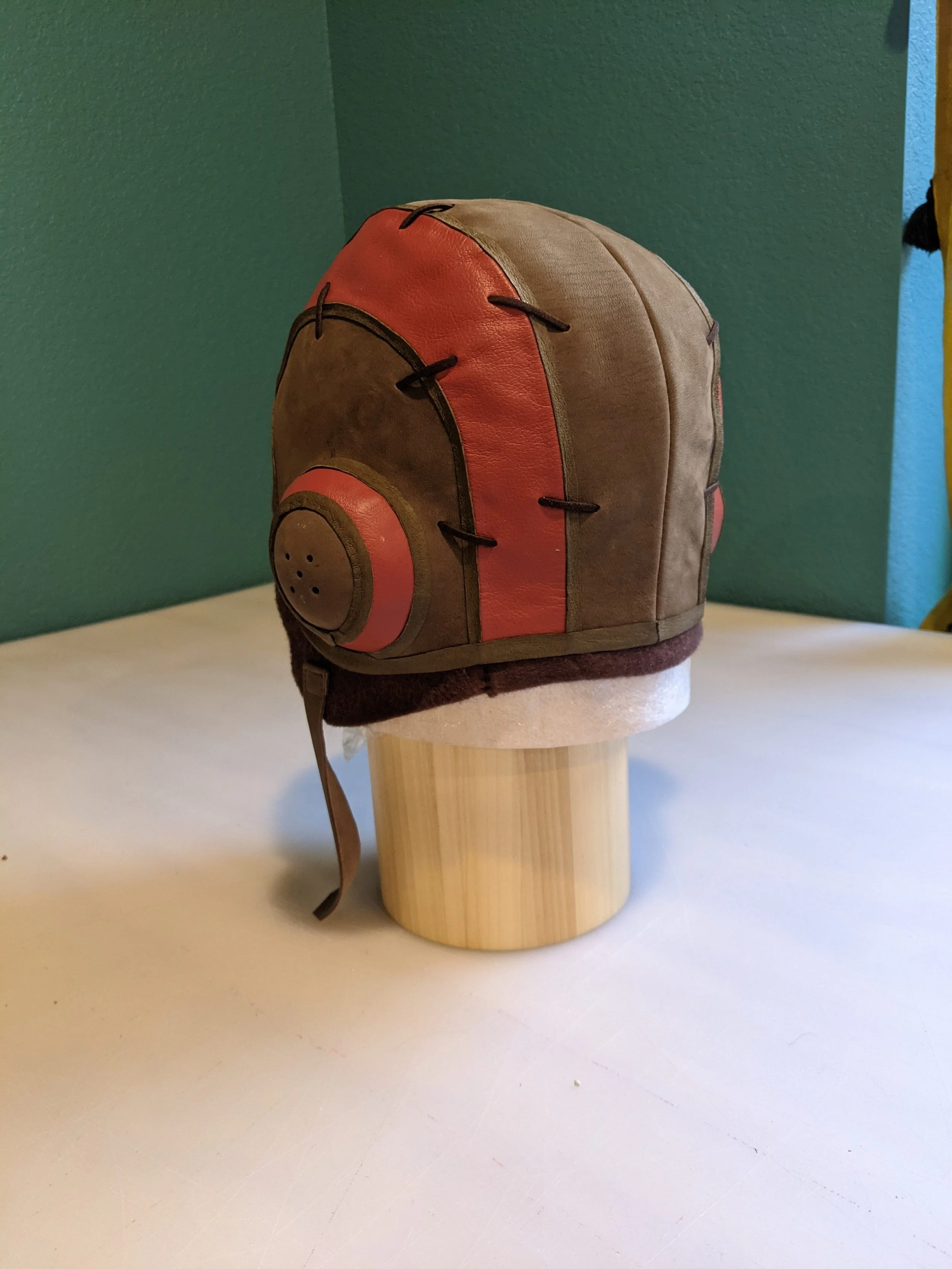 6 Crafts Custom Leather Aviation Cap Back.jpg