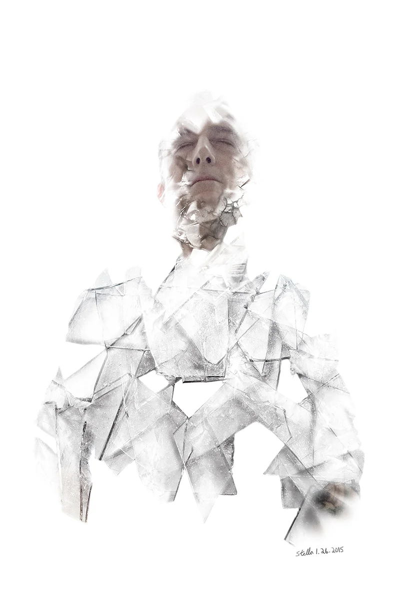 Dukkha VI: "The little boy is breaking out of the bubble." - James Maclean