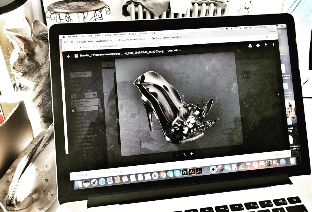 3D modeling done in Blender for first prototype, this is how we make Cinderella's dream come true. 