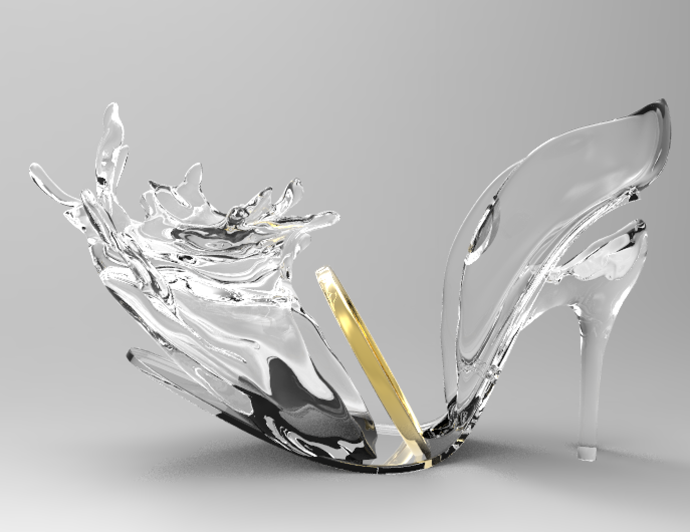 3D Rendering: After many rounds of revisions, we finally got it right! Special thanks to Declan Hennessey for helping me to get the water splash right! 