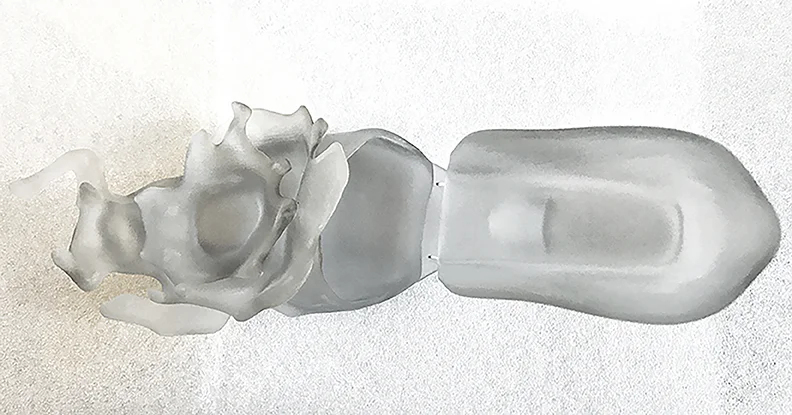 Top view. 