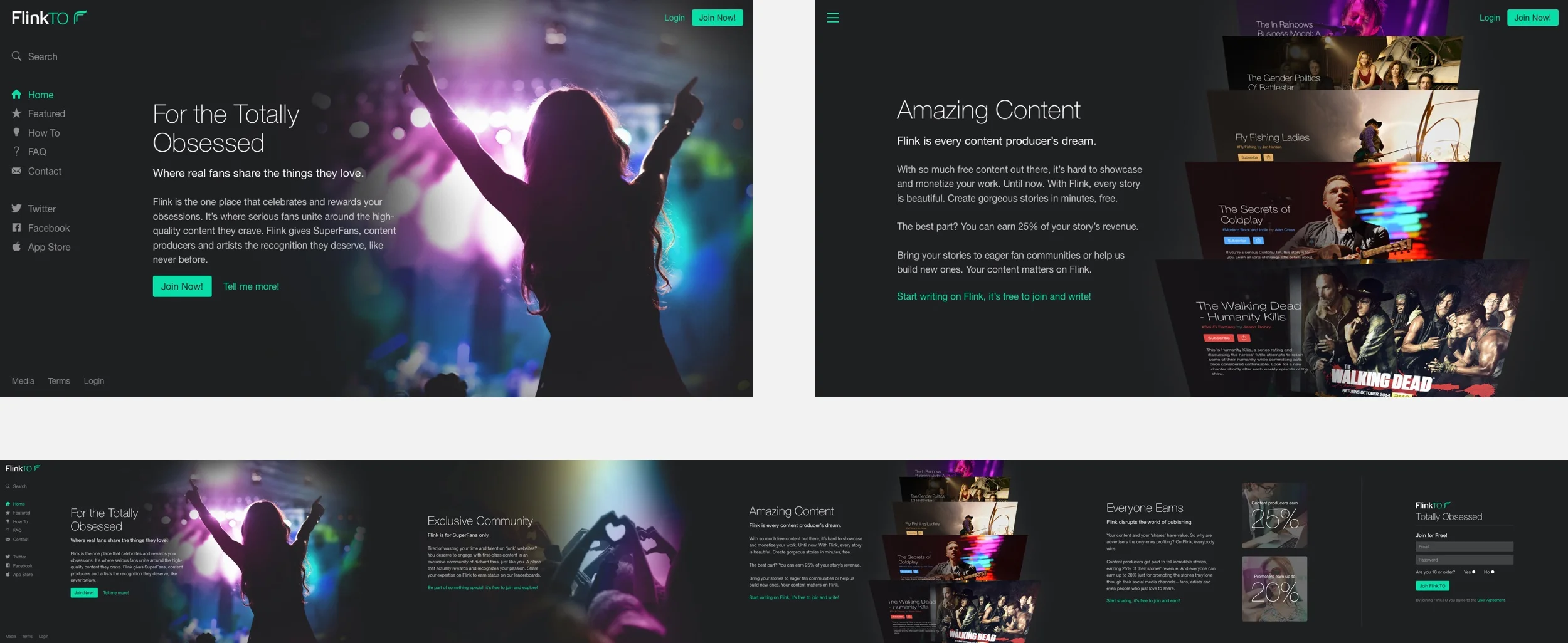 The final FlinkTO promo site.