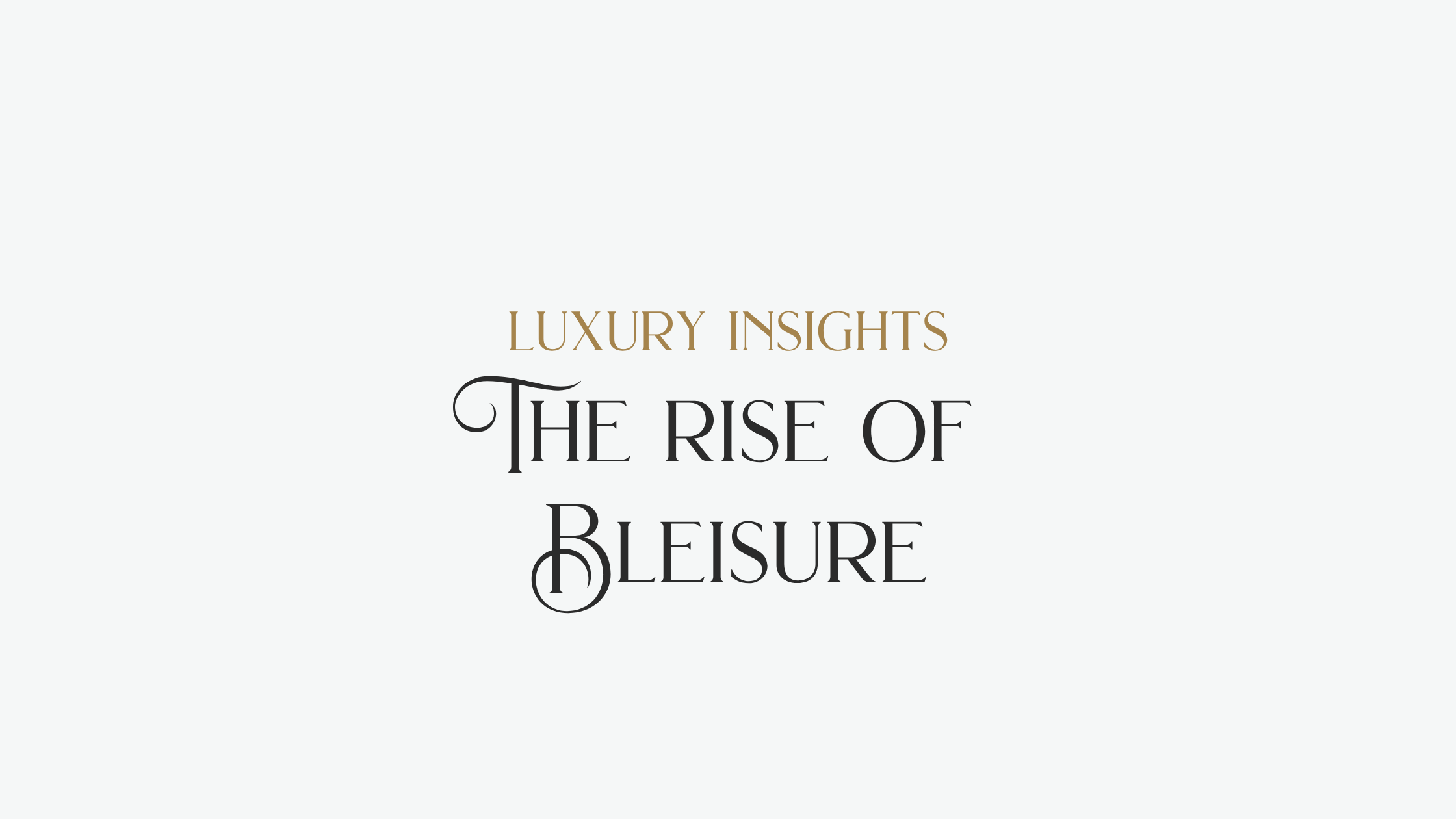 The rise of Bleisure
