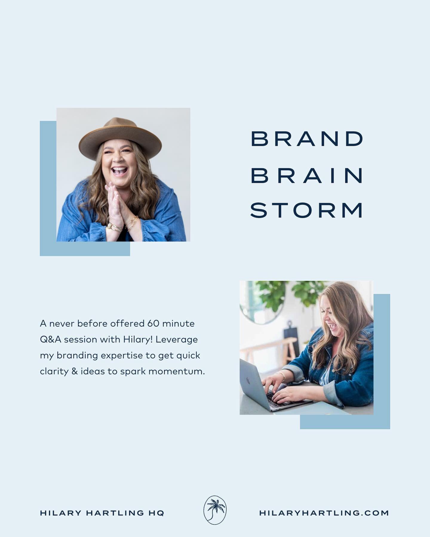Want to brainstorm with me about your brand?  Here&rsquo;s your chance&hellip;

Fun story - Recently, I had a Brand Consult Call with a potential client for my 1:1 high ticket service (DFY Brand Strategy Development).

We had so much fun talking abou