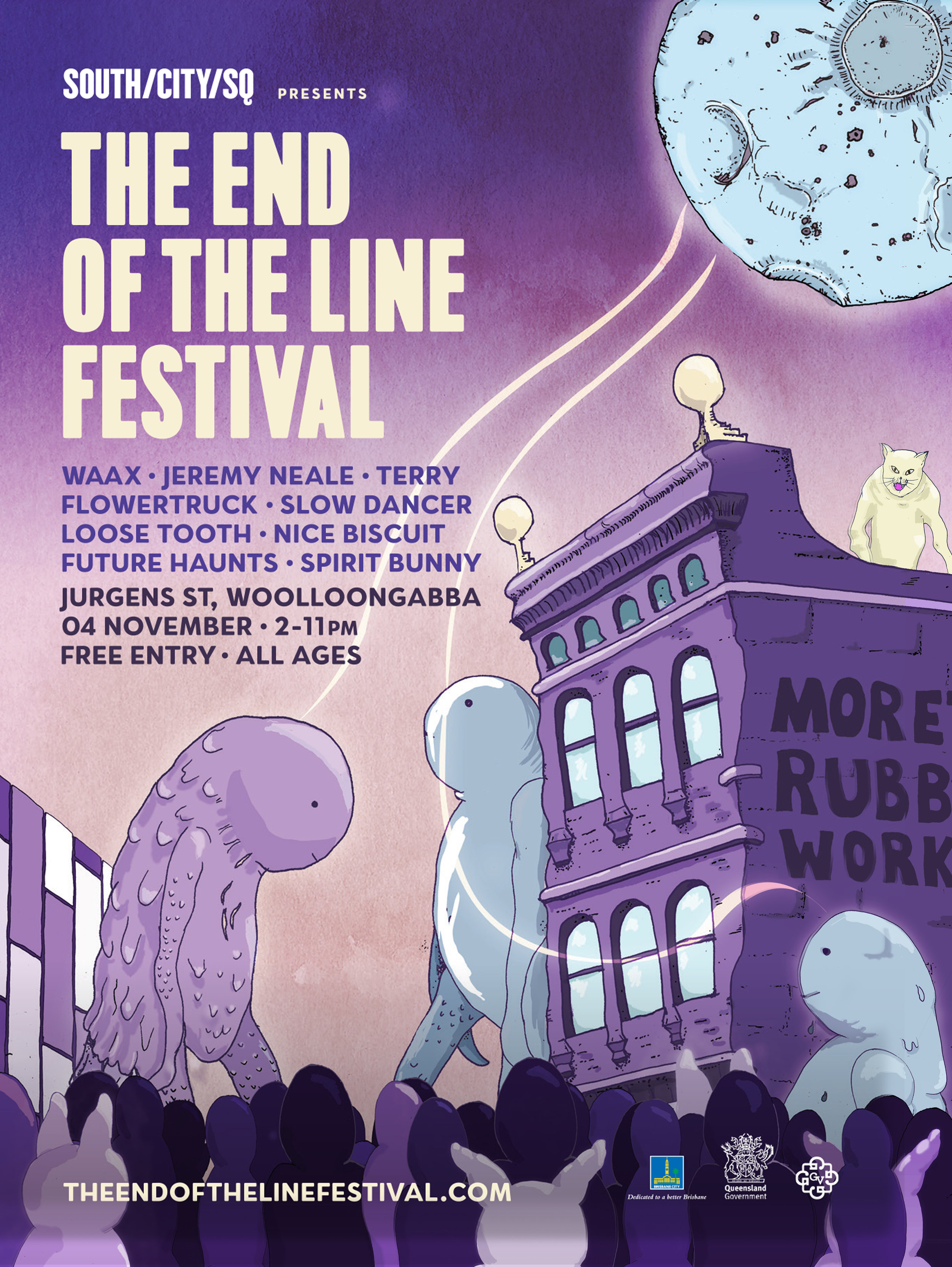 End of The Line Festival Poster 2017