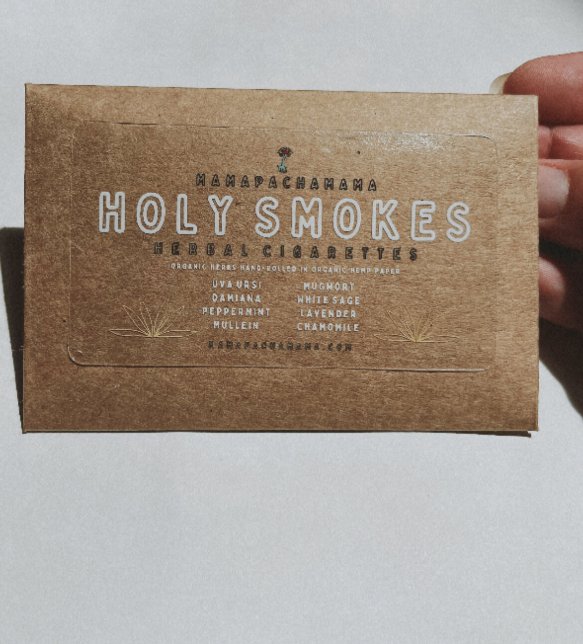 Holy Smokes Herbal Cigarettes — mamapachamama