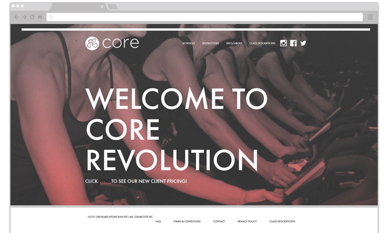 Previous website before River Stone Creative Remake