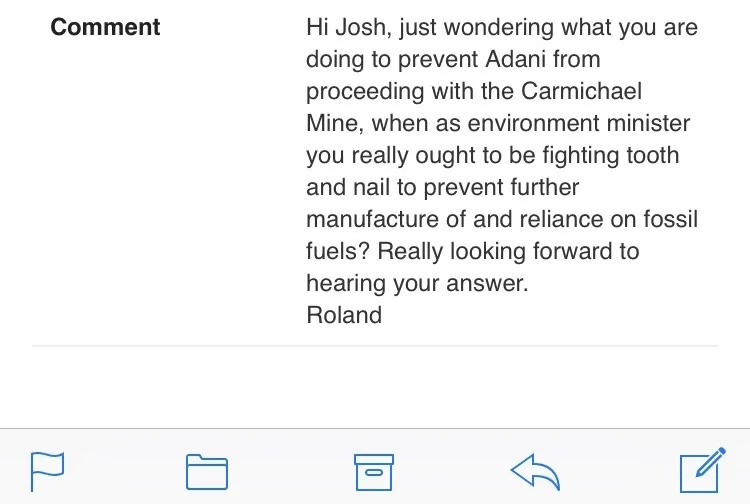Told you it was polite (albeit facetious) 
