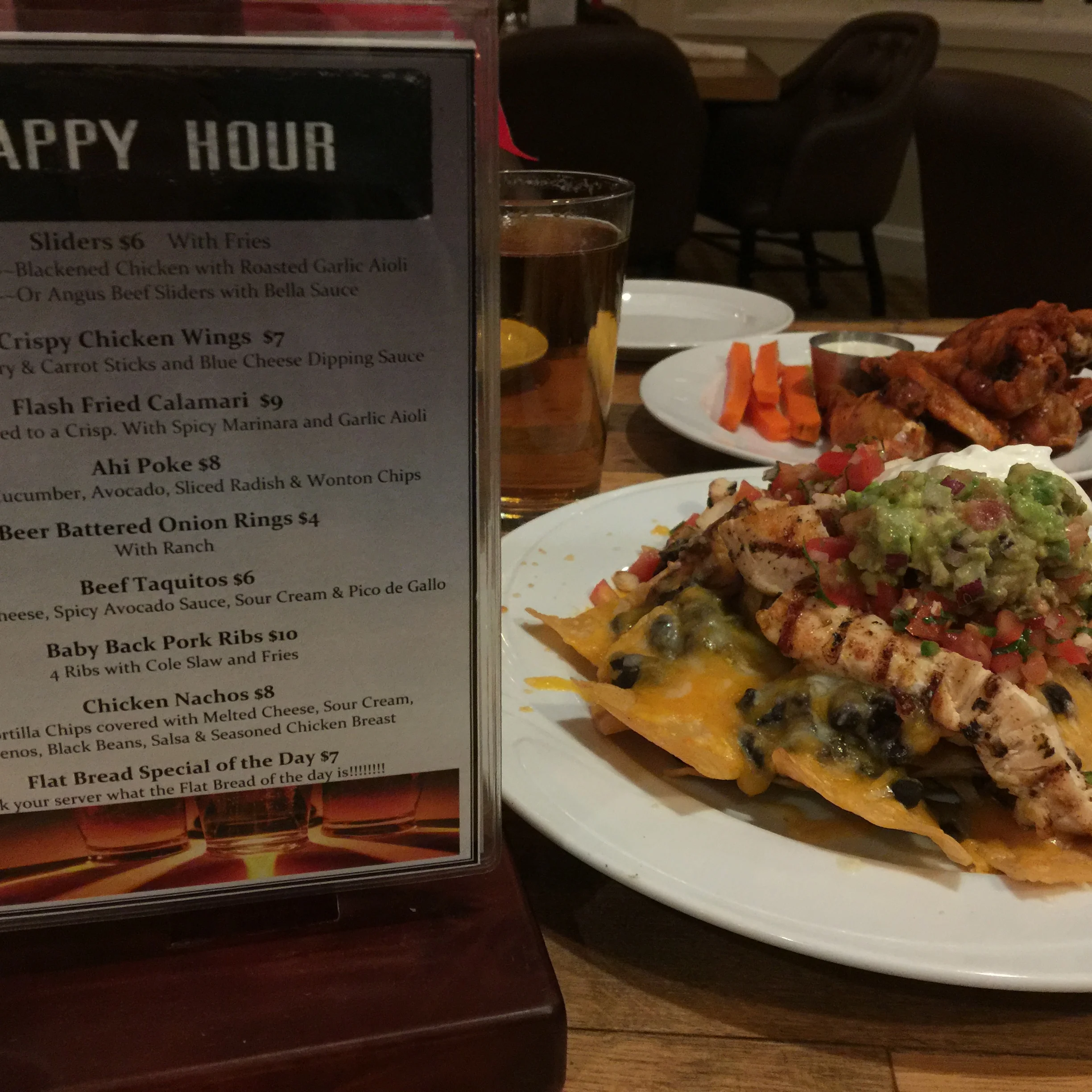 Dinner & All Night Happy Hour!