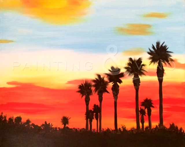 Painting &amp; Vino: Tropical Oasis