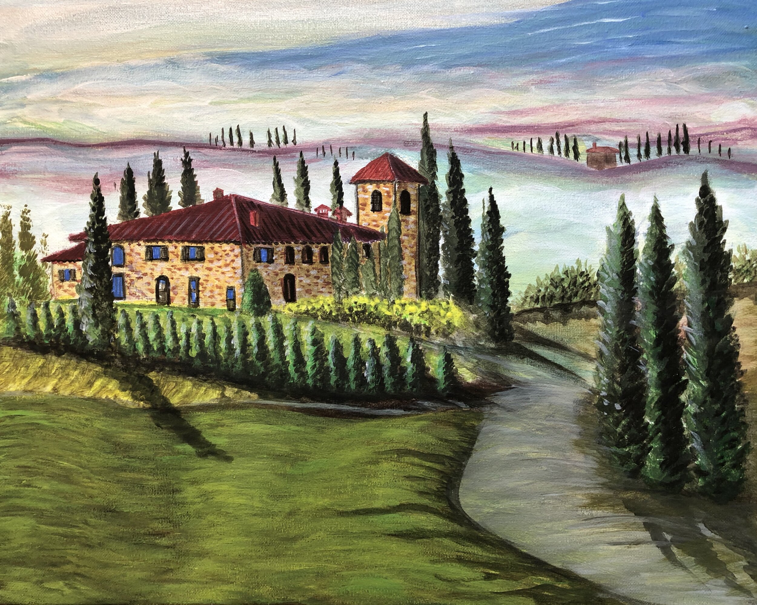 Painting & Vino: Woody and the Palms