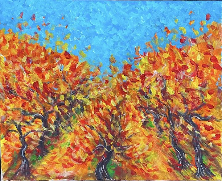 Painting &amp; Vino: Autumn Vineyard