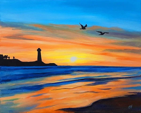 Painting & Vino: Sunset Flight