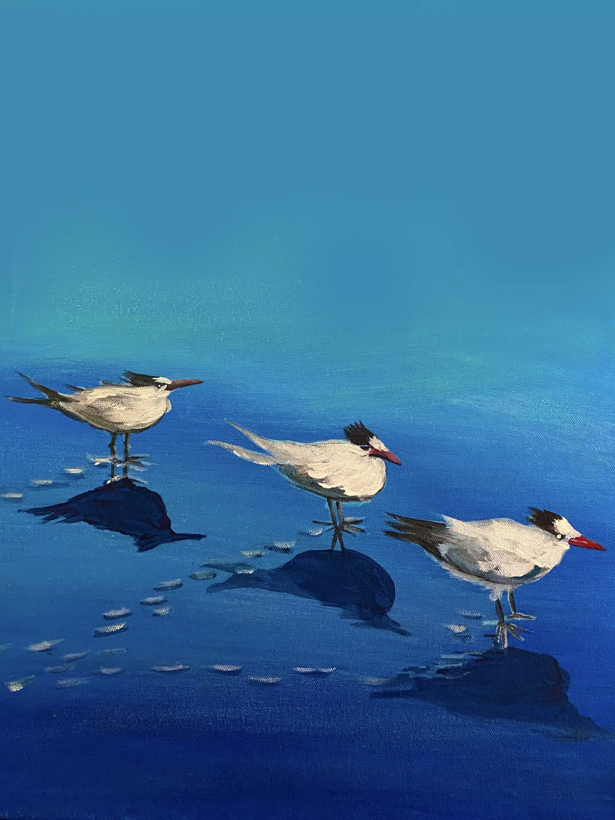 Painting & Vino: Three Terns