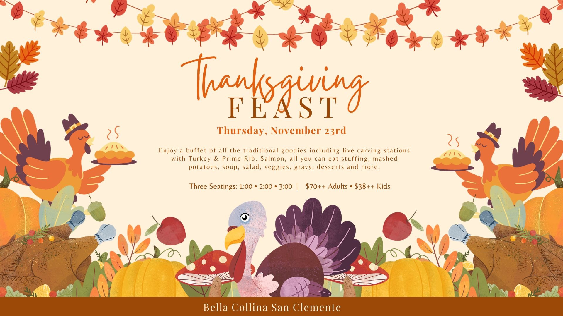 Thanksgiving Dinner - 2023-11-23 14:00