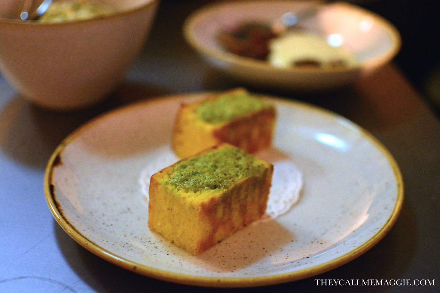  corn bread with jalapeno butter 