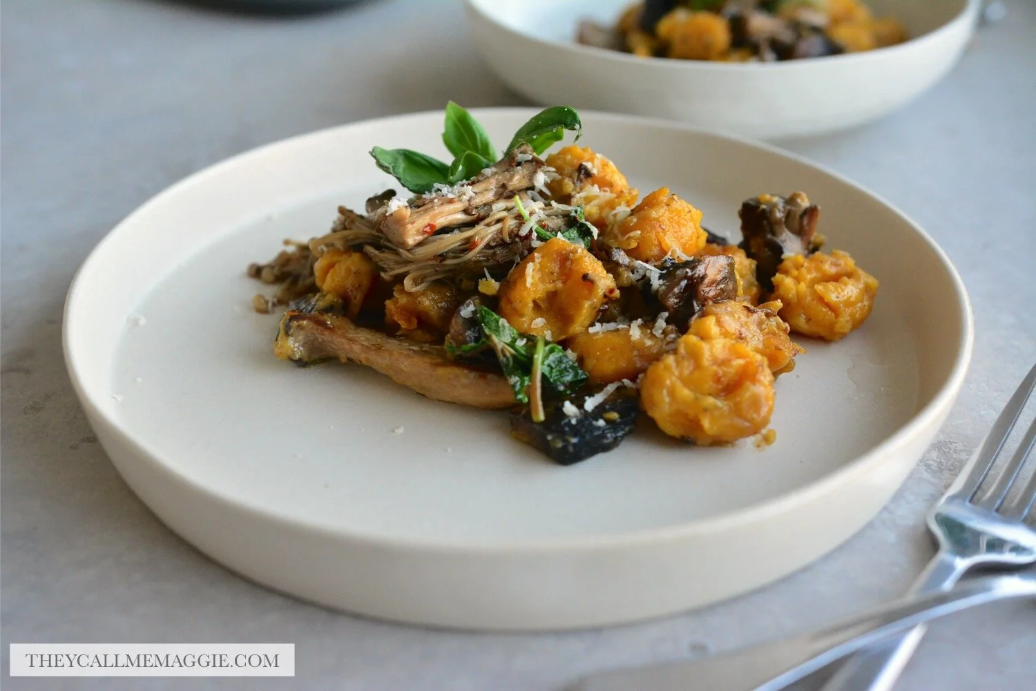 RECIPE PUMPKIN GNOCCHI W/ TRUFFLE OIL MUSHROOM MEDLEY — THEYCALLMEMAGGIE