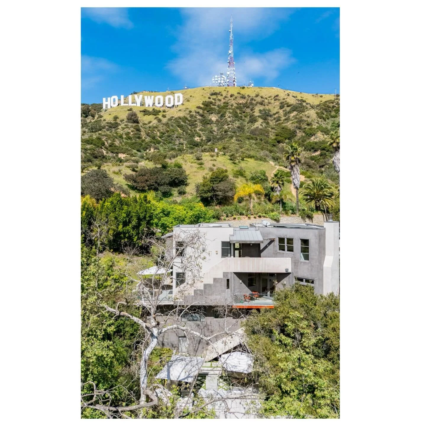 Homes don&rsquo;t get any closer to the Hollywood Sign, an international landmark. 

Listed by @meghannybackre