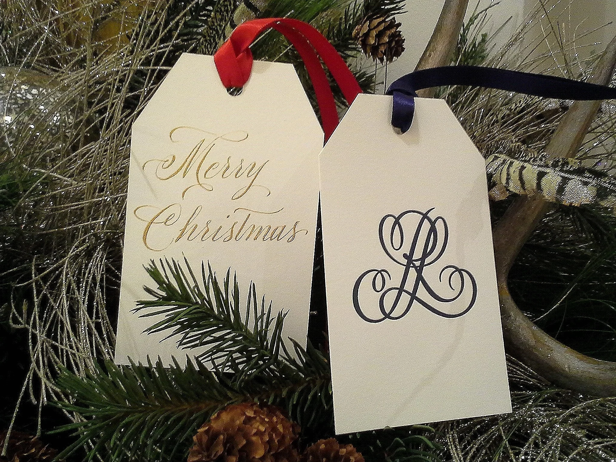  Holiday gift tags at Ralph Lauren Chicago 