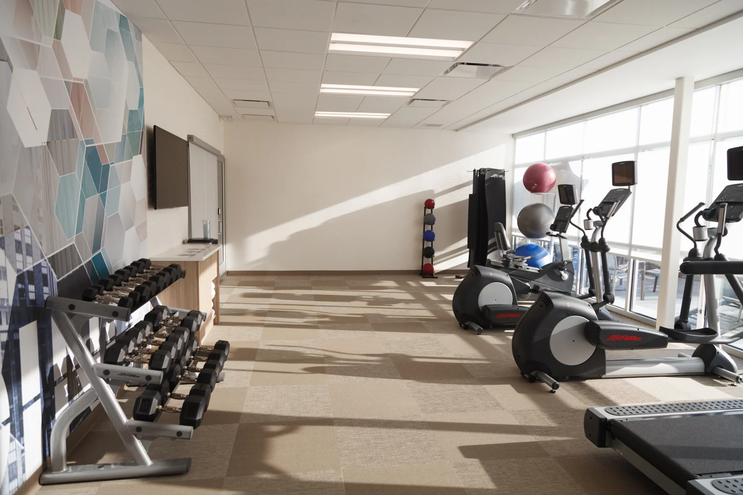 Marriott SpringHill Suites Somerset New Jersey Exercise Room