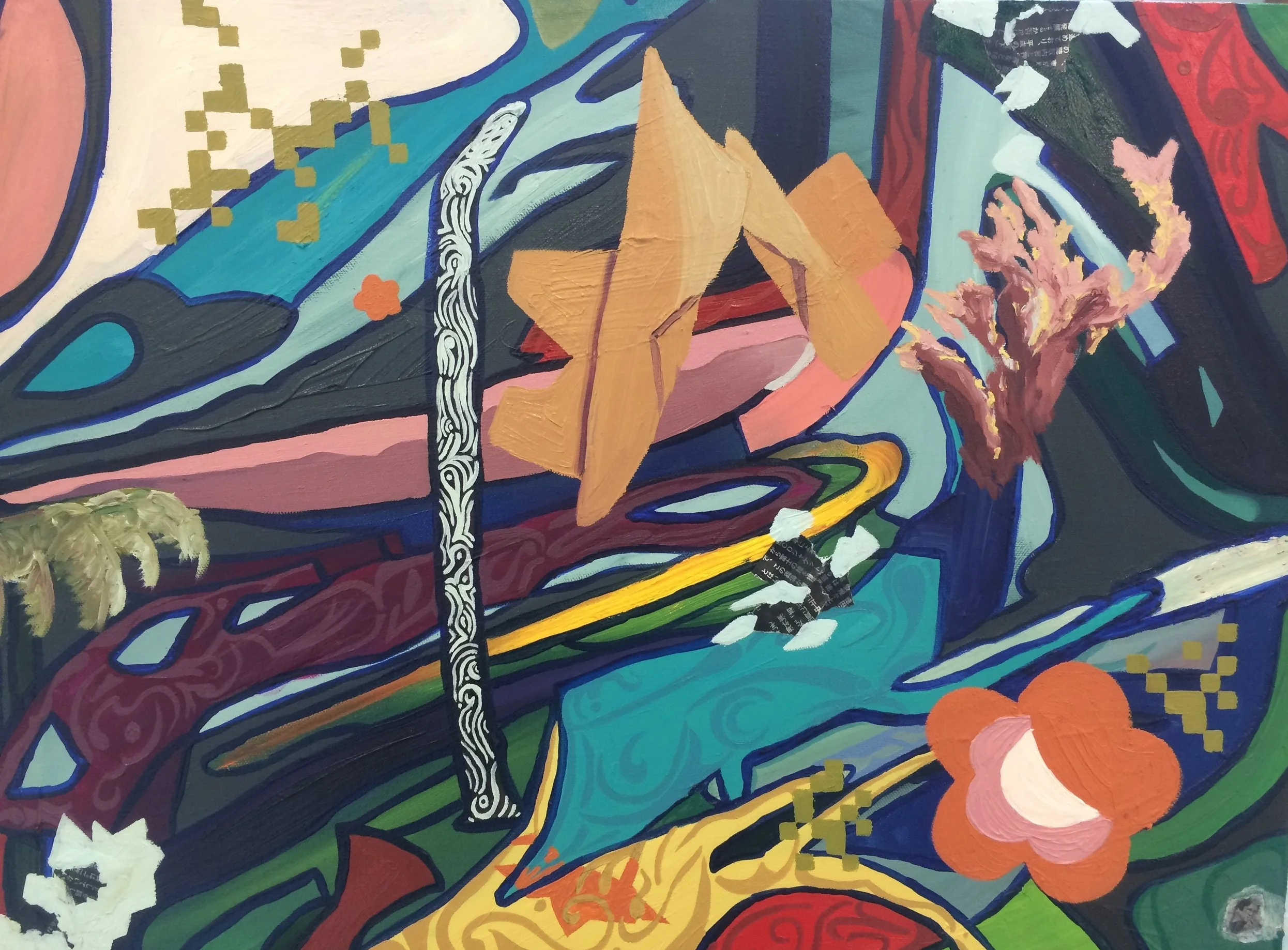 Accumulated #1 (from Abstracted Landscape Series) 