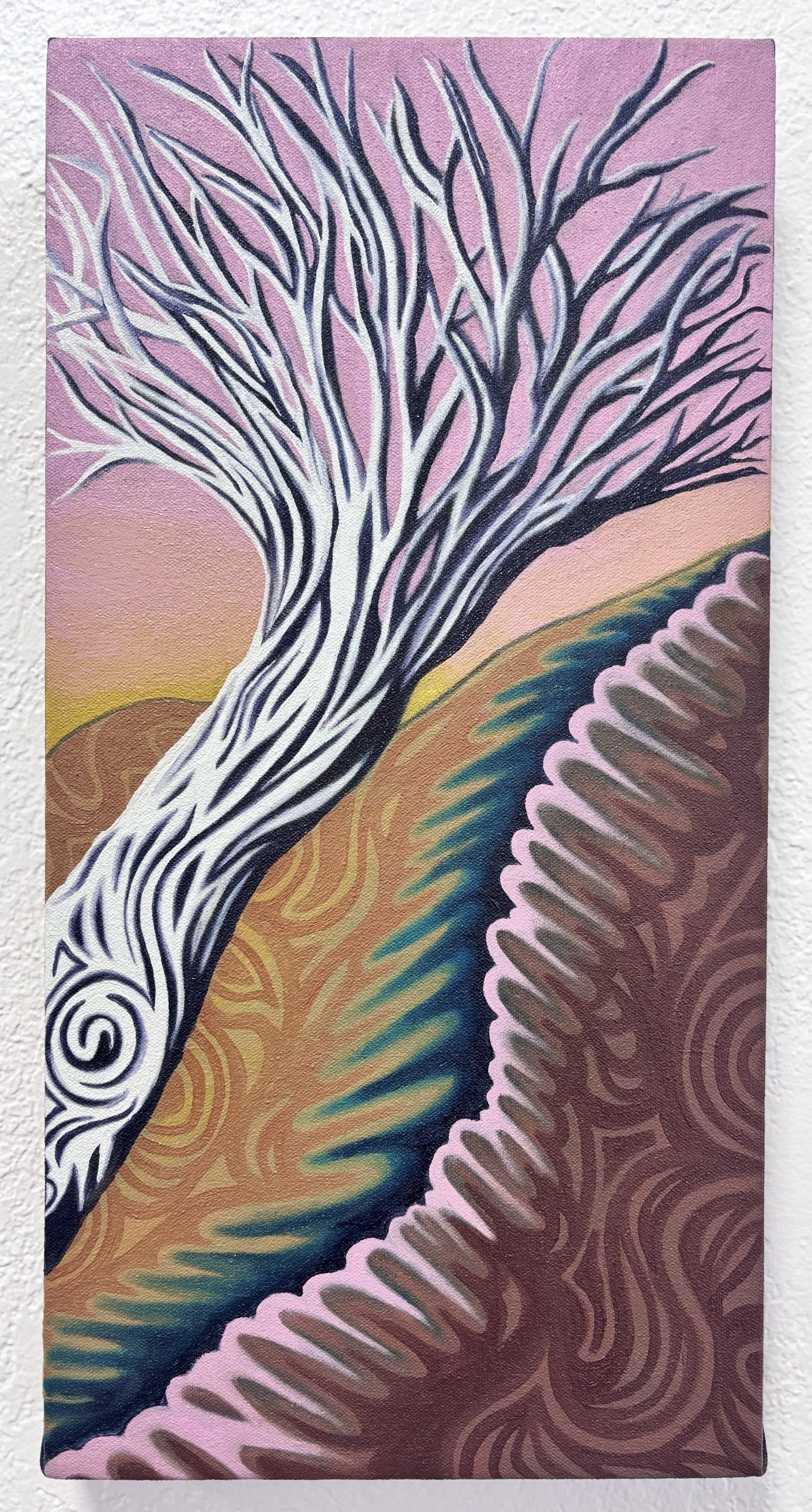 Arid Twilight  
oil on canvas  
20 x 10 in.  
2025  
SOLD  